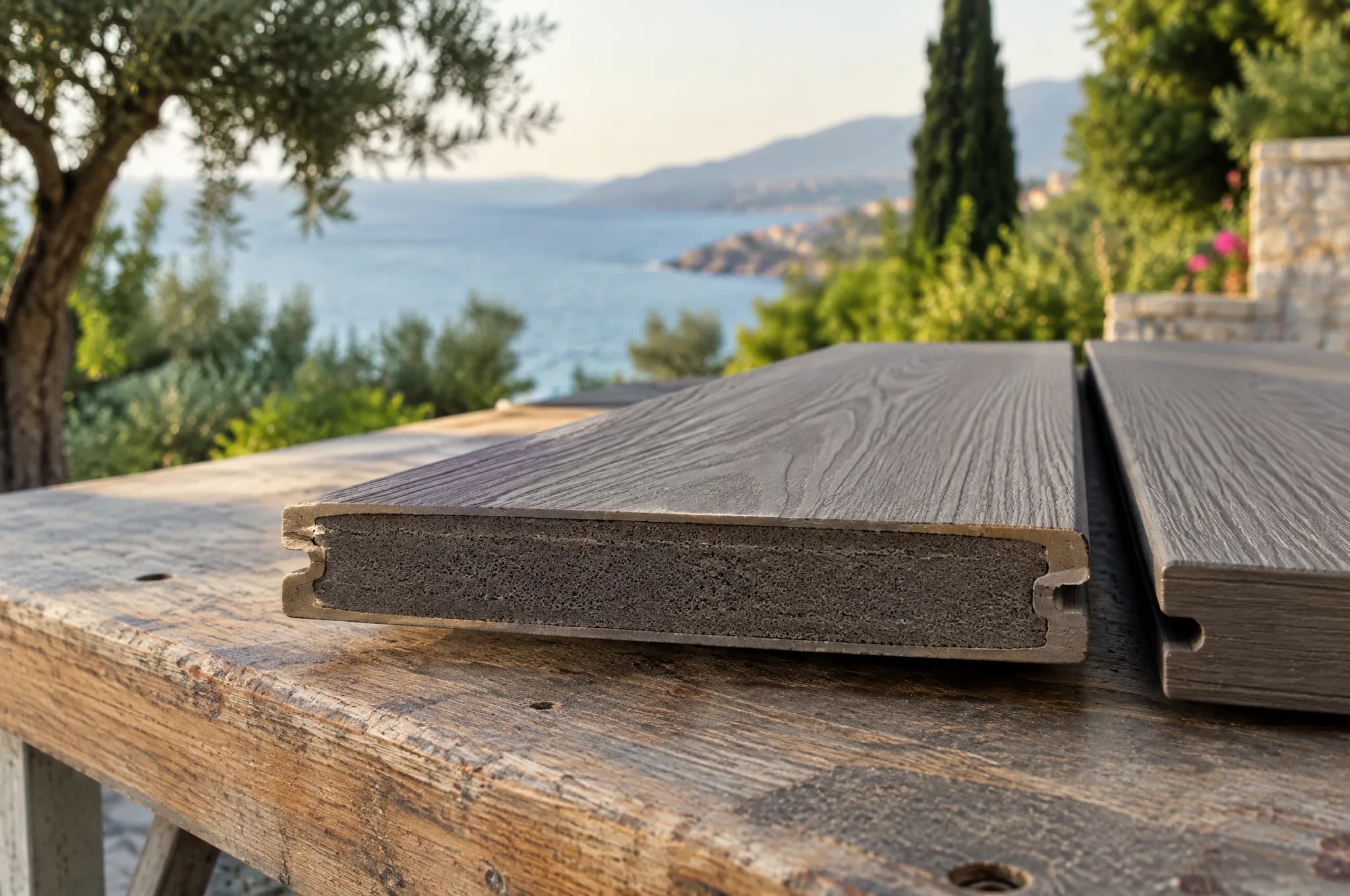 Plastik deck, WPC ve kompozit deck aynı şey mi? — temsili görsel